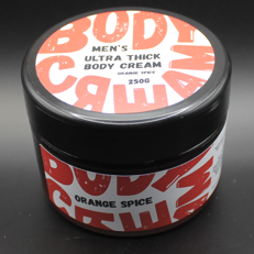 Men's Ultra Thick Body Cream Orange Spice